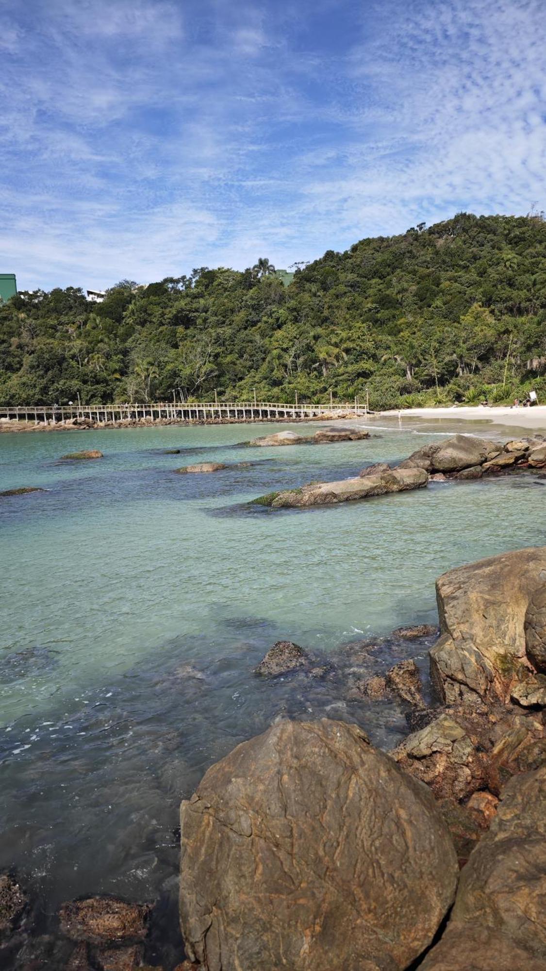 187 Apartamento 50M Da Praia. Bela Vista Ao Mar. Em Avenida Principal De Bombinhas. 外观 照片